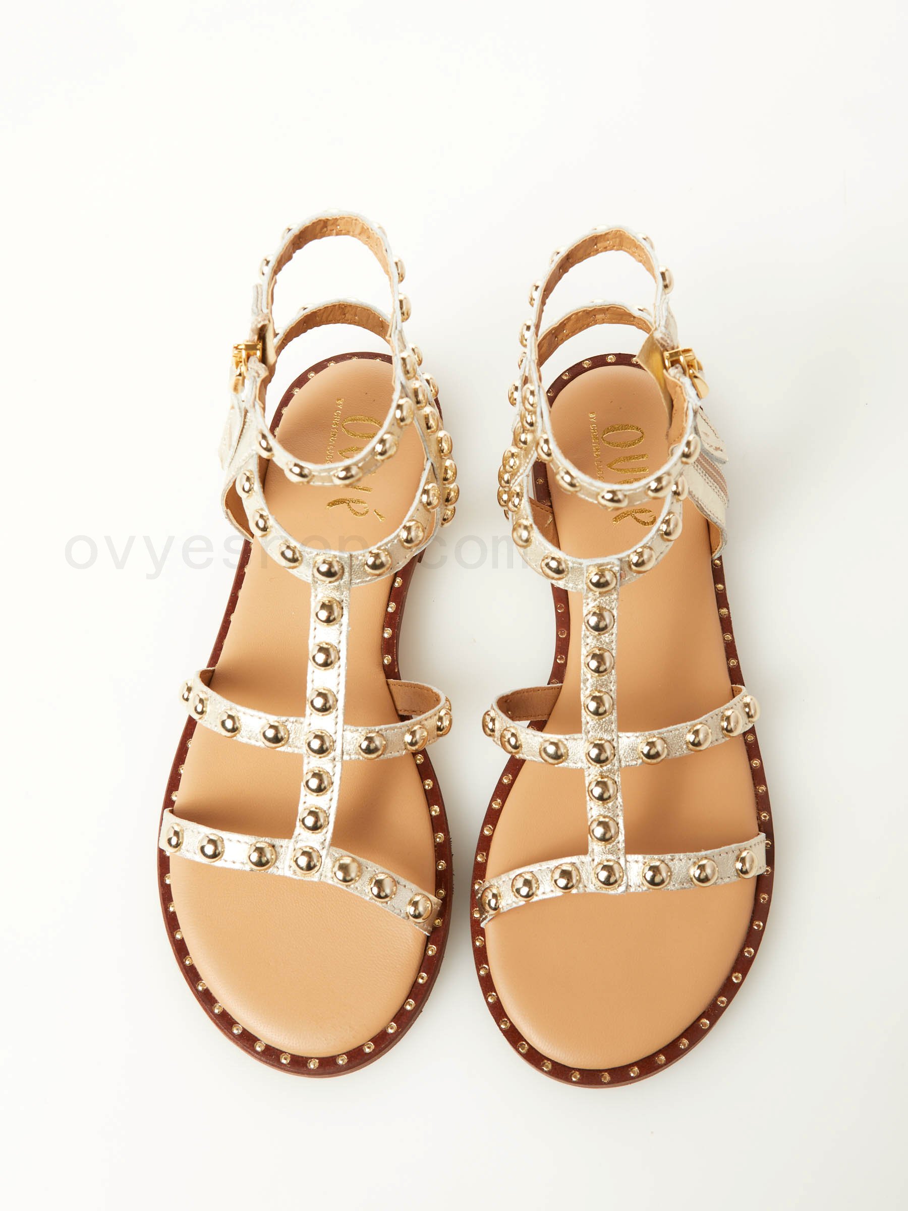 Vendita Leather Flat Sandal F0817885-0576 Negozi Online